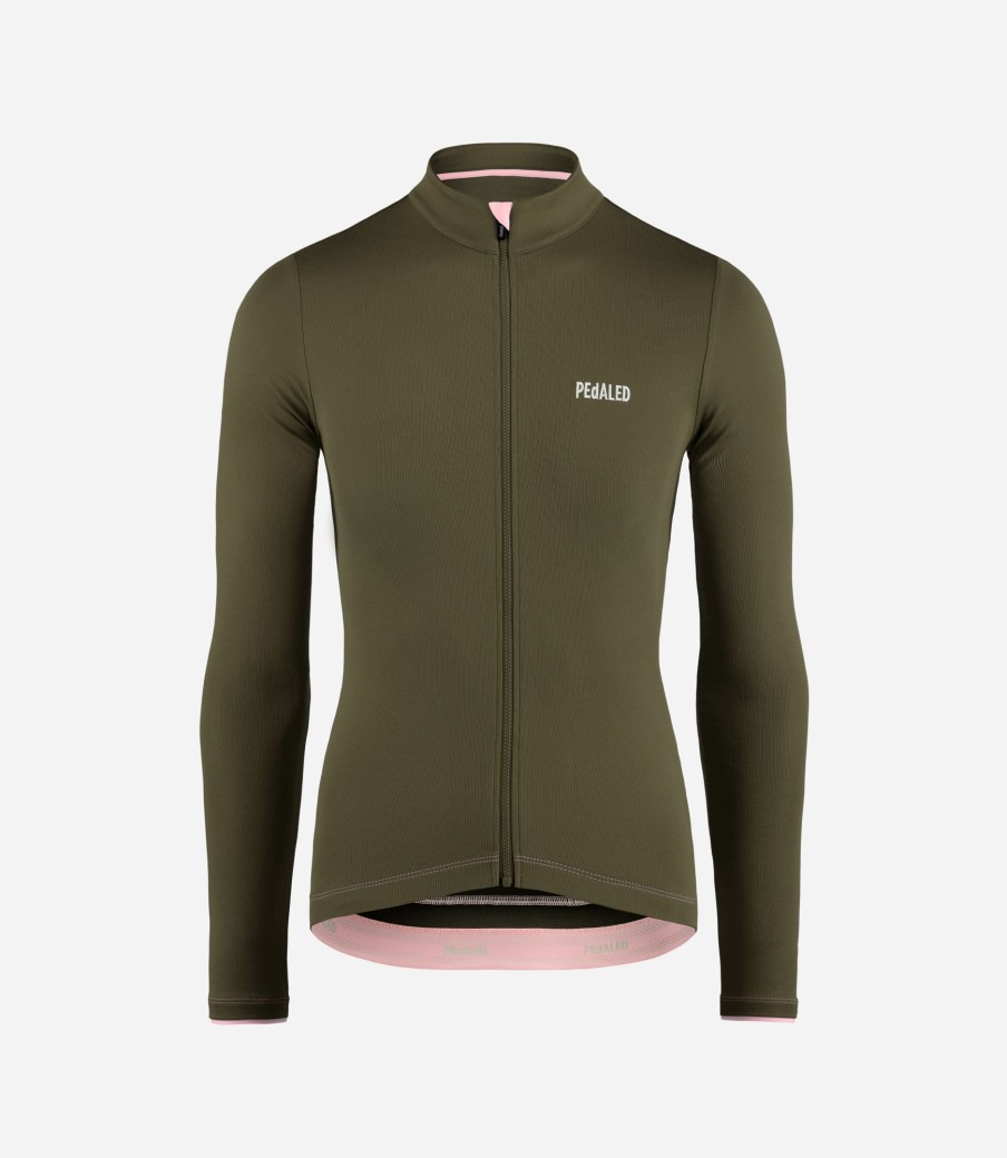 Donna PEdALED | Maglia In Merino Maniche Lunghe Da Donna Verde