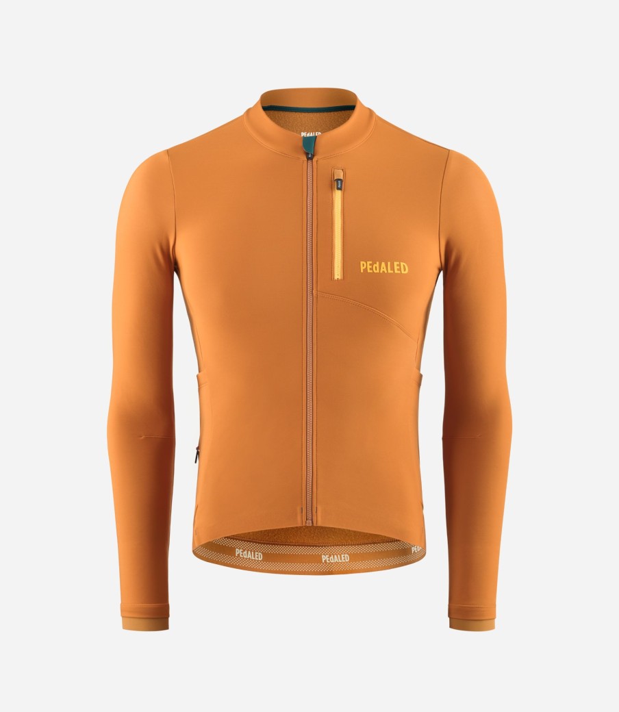 Uomo PEdALED | Maglia A Maniche Lunghe Marrone