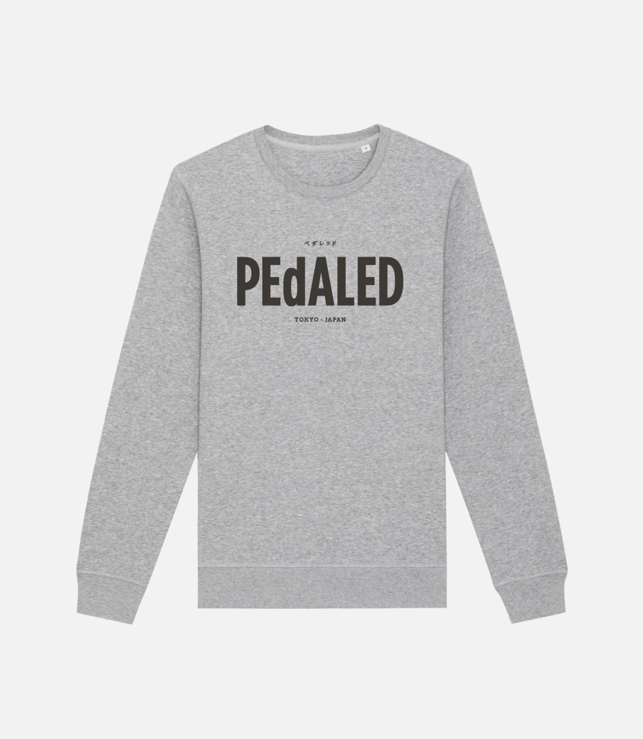 Uomo PEdALED | Felpa In Cotone Grigio